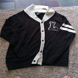 Men's lettermen sweater